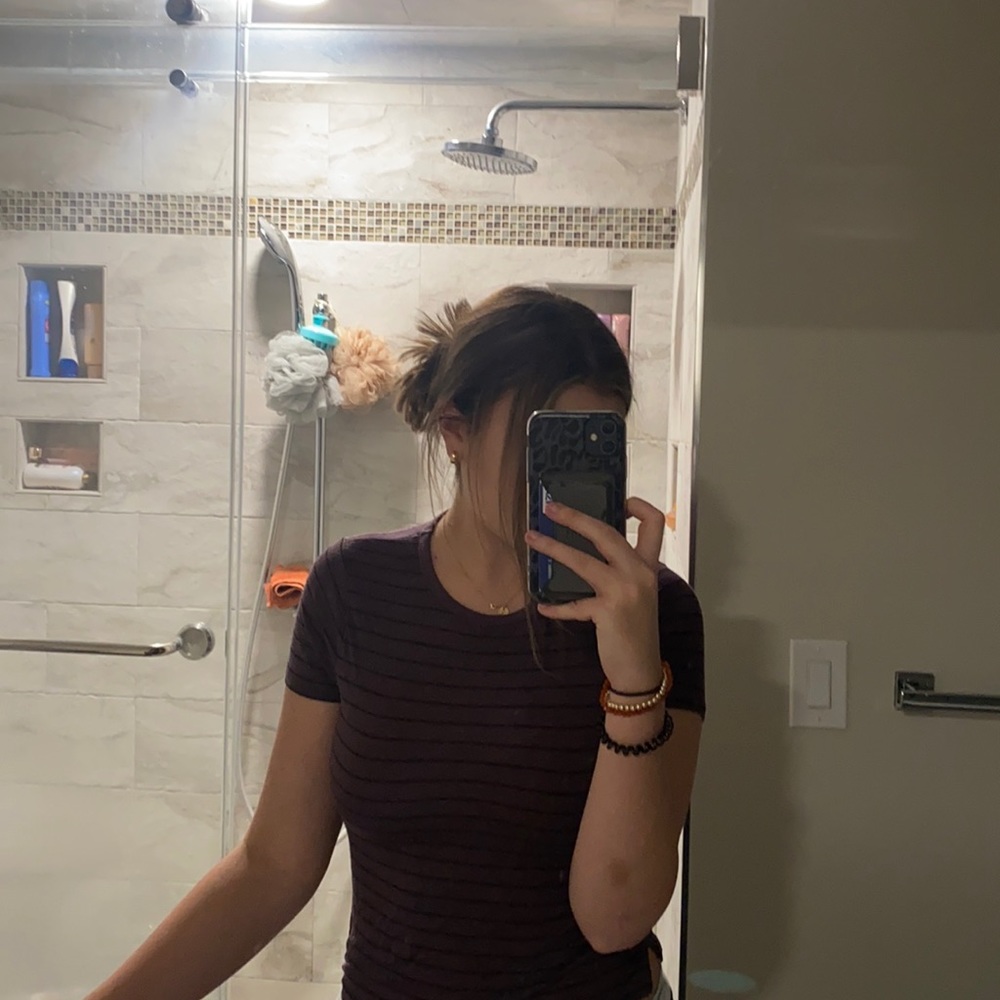 striped top